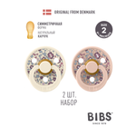 Пустышка BIBS латекс ортодонтическая от 6 мес. 2 шт.