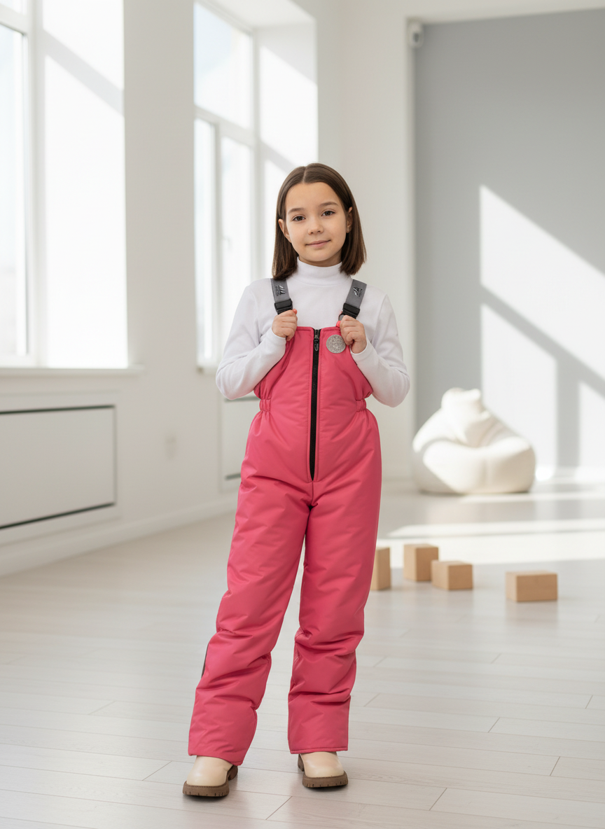 Полукомбинезон Arctic kids 60-015 розовый - фото 2
