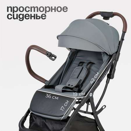Коляска прогулочная Tomix Corsa Lux серый