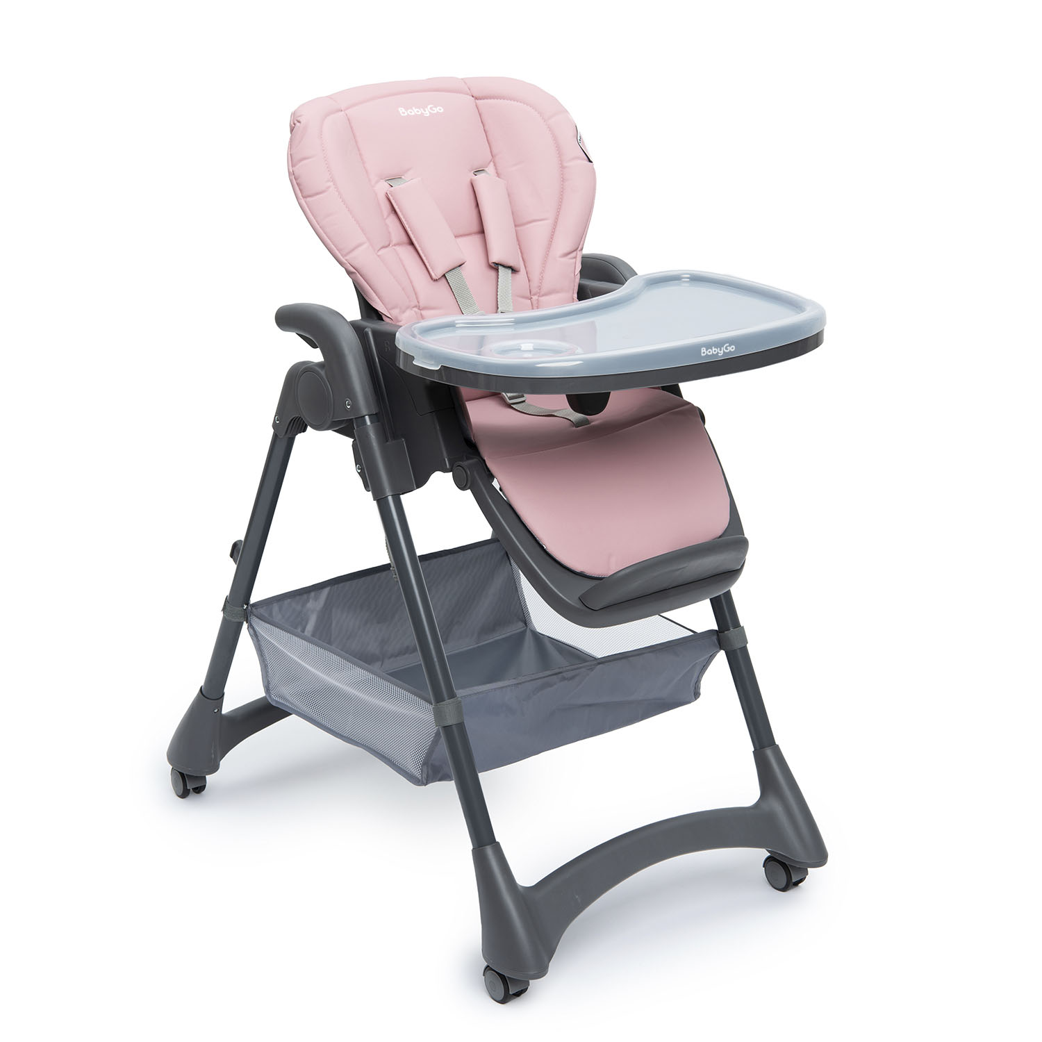 Стульчик для кормления BabyGo Sweet Meals Pink розовый - фото 21