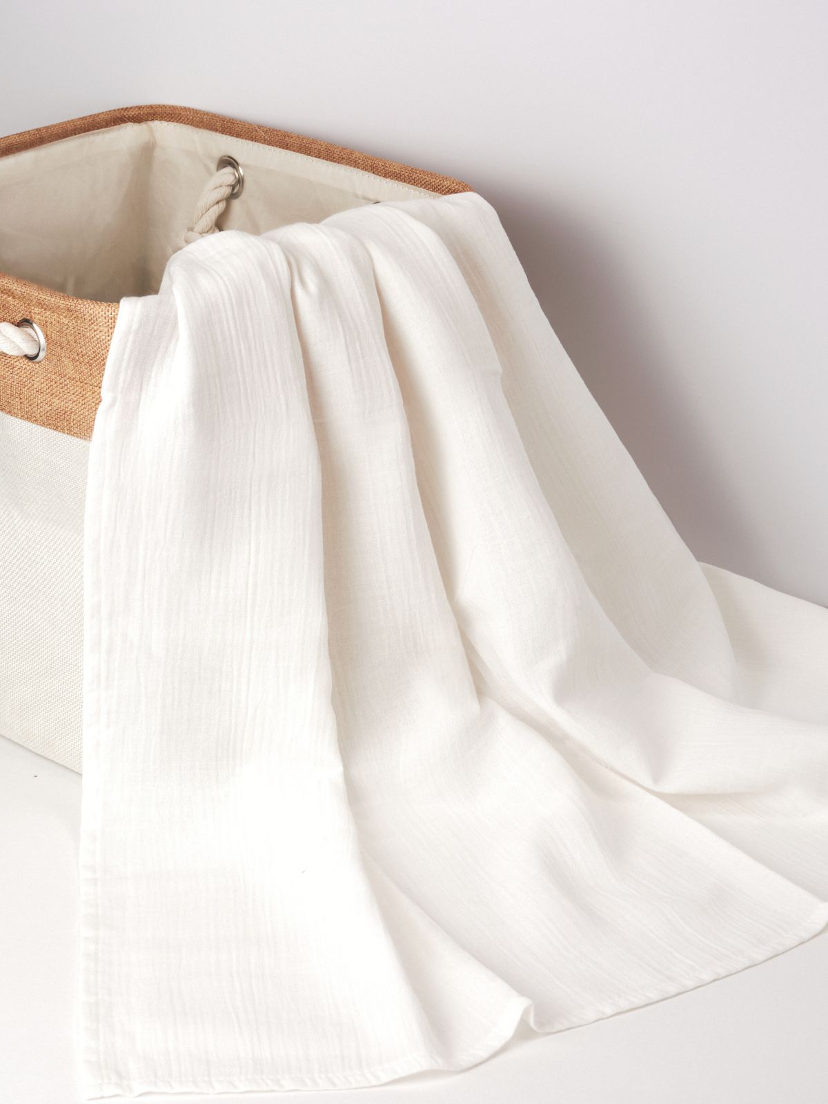 Пелёнка Bebekevi Экрю муслин 90х90 см - фото 4