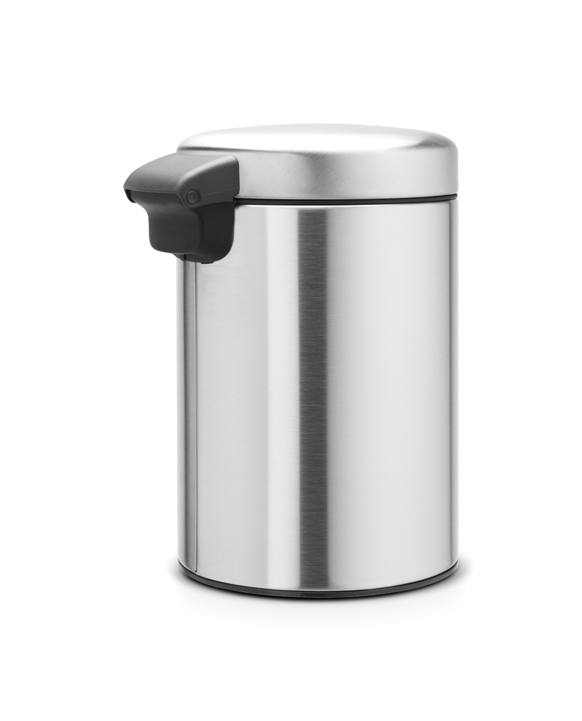 Бак мусорный Brabantia NewIcon настенный стальной матовый 3л 115561 - фото 3