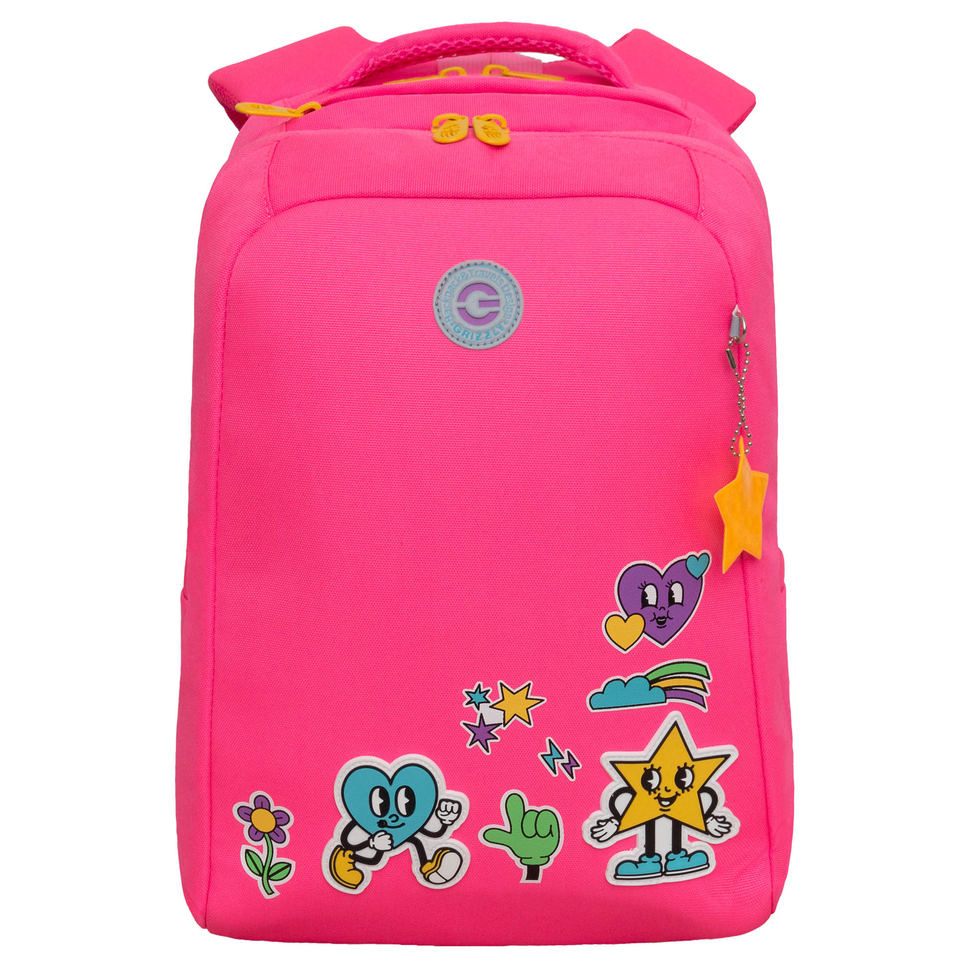 Рюкзак Grizzly Нашивки - фото 1