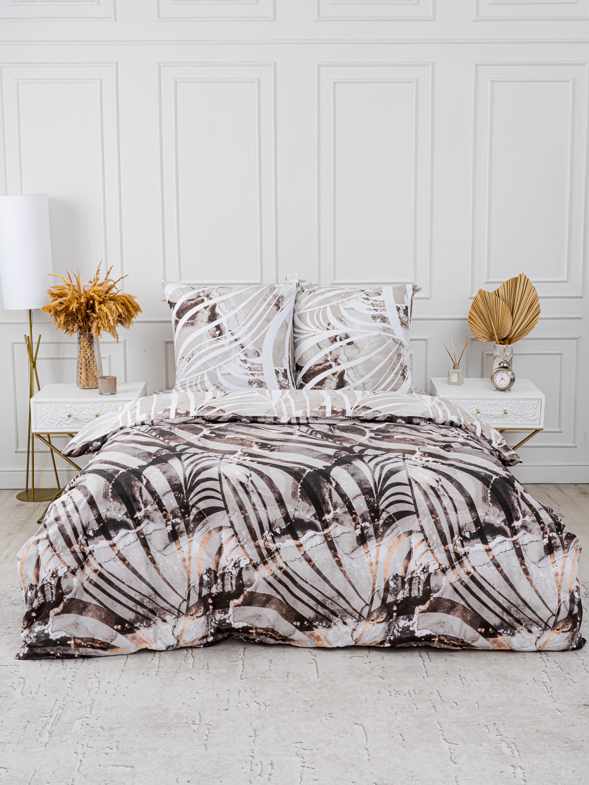 Комплект постельного белья LOVEBERRY Абстракция евро 4 предм. - фото 2