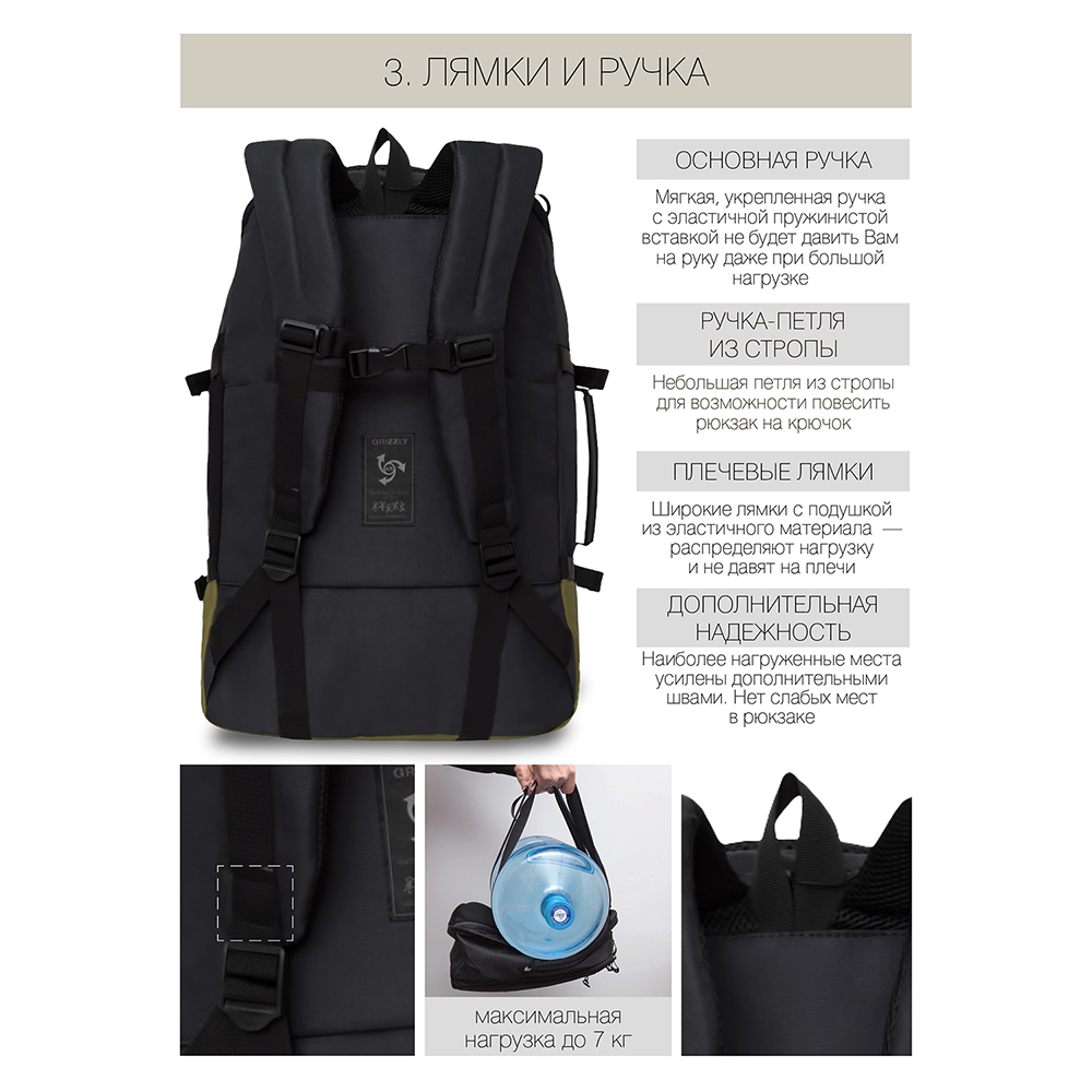 Рюкзак Grizzly для мальчика - фото 9