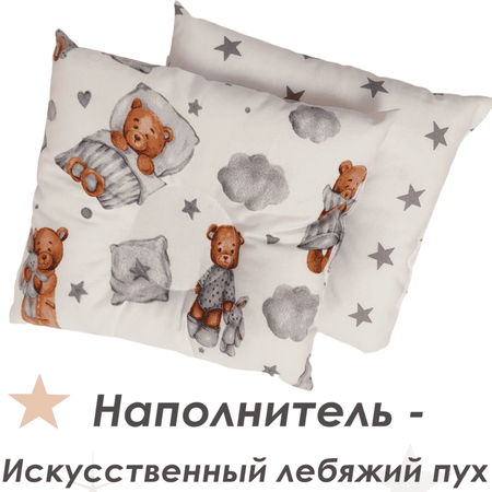 Подушка для новорожденных ЗАСЫПАЙКА анатомическая