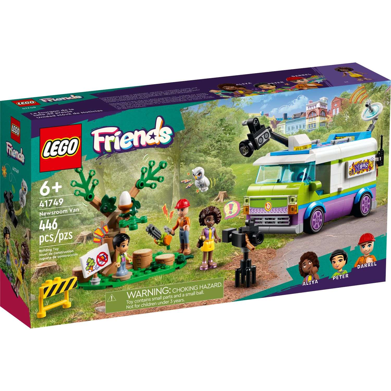 Конструктор LEGO Friends Newsroom Van 446 дет. - фото 1