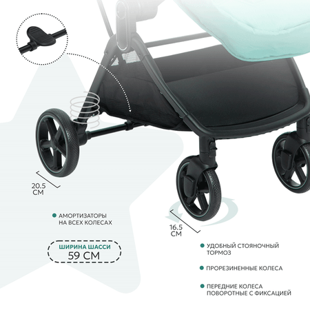 Коляска прогулочная Olsson Royal Green