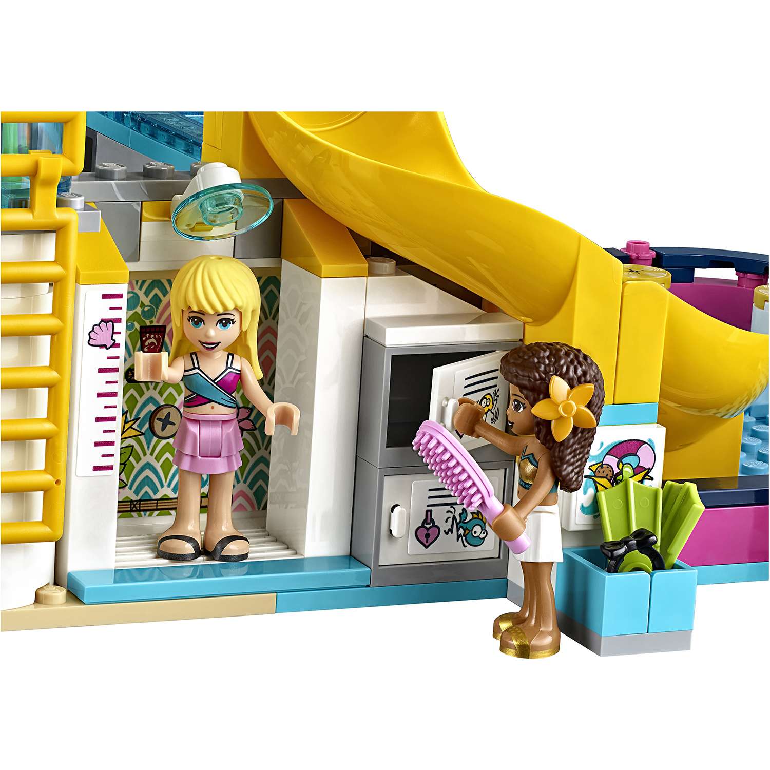 Конструктор LEGO Friends Вечеринка Андреа у бассейна блочный - фото 16