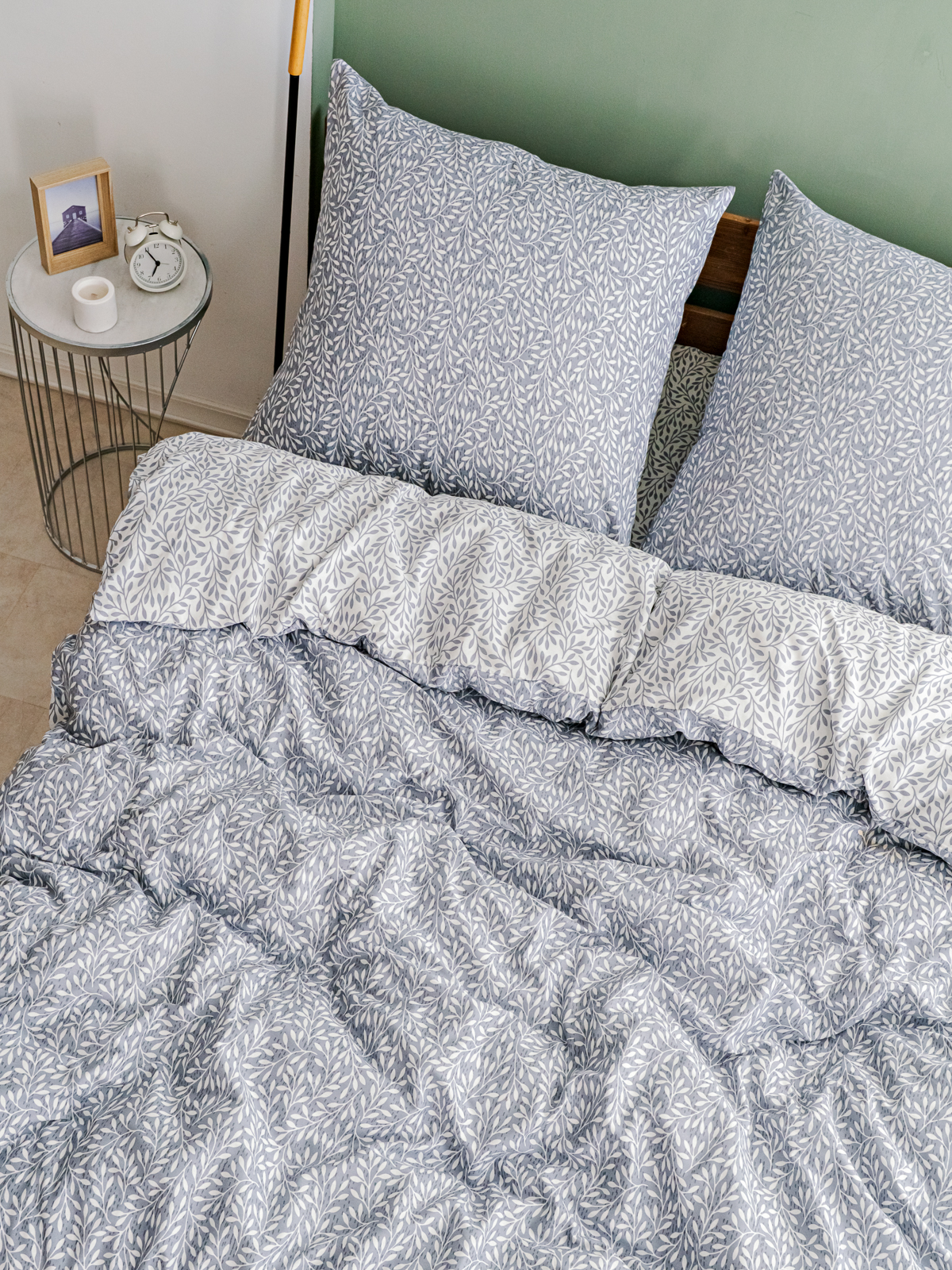 Комплект постельного белья LOVEBERRY Пастораль евро 4 предм. - фото 12