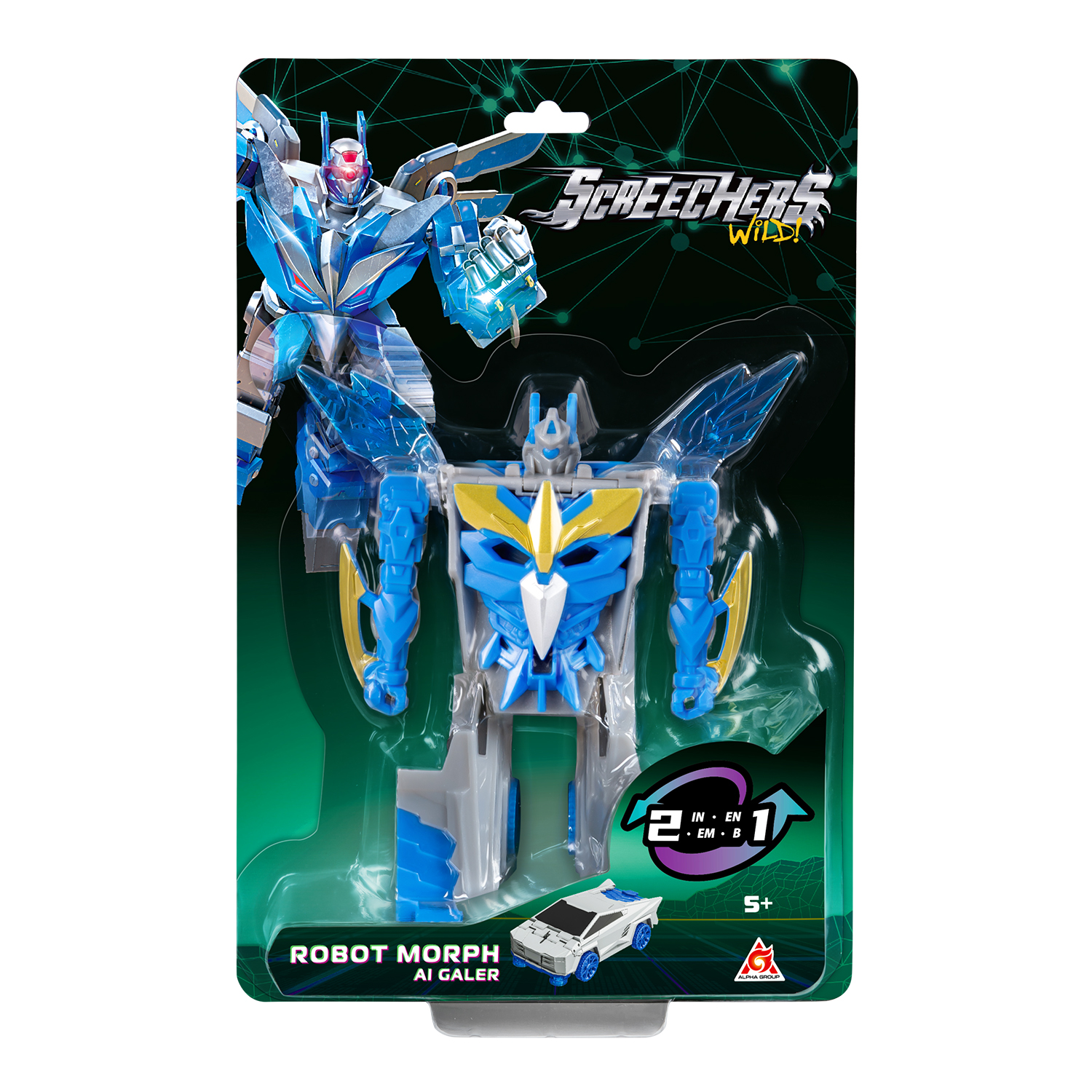 Игровой набор Screechers Wild Робот Геллер - фото 2