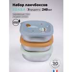 Набор посуды BEABA Ланчбокс 250 мл 3 предм.