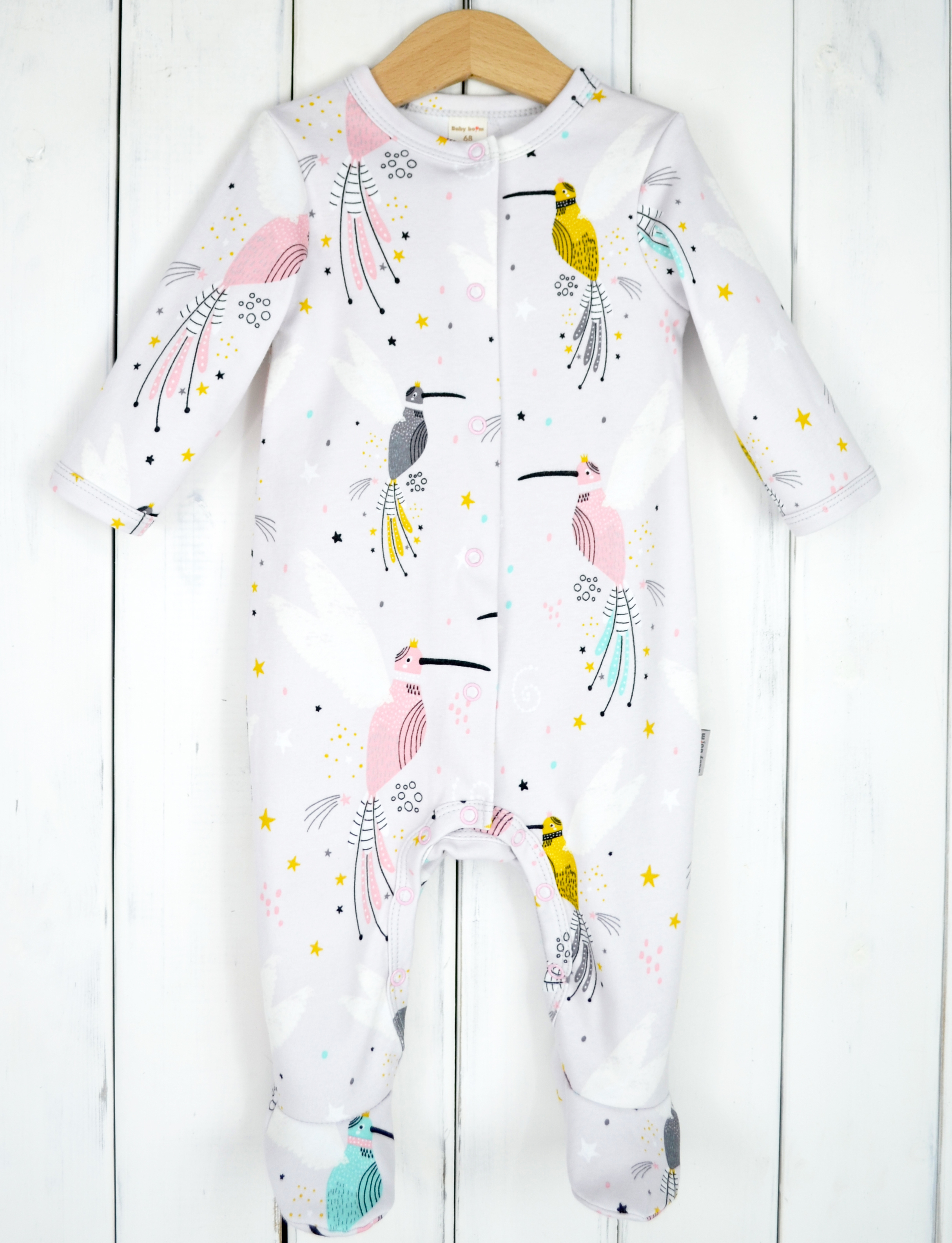 Комбинезон Baby boom К270/3-И Колибри на сером - фото 1