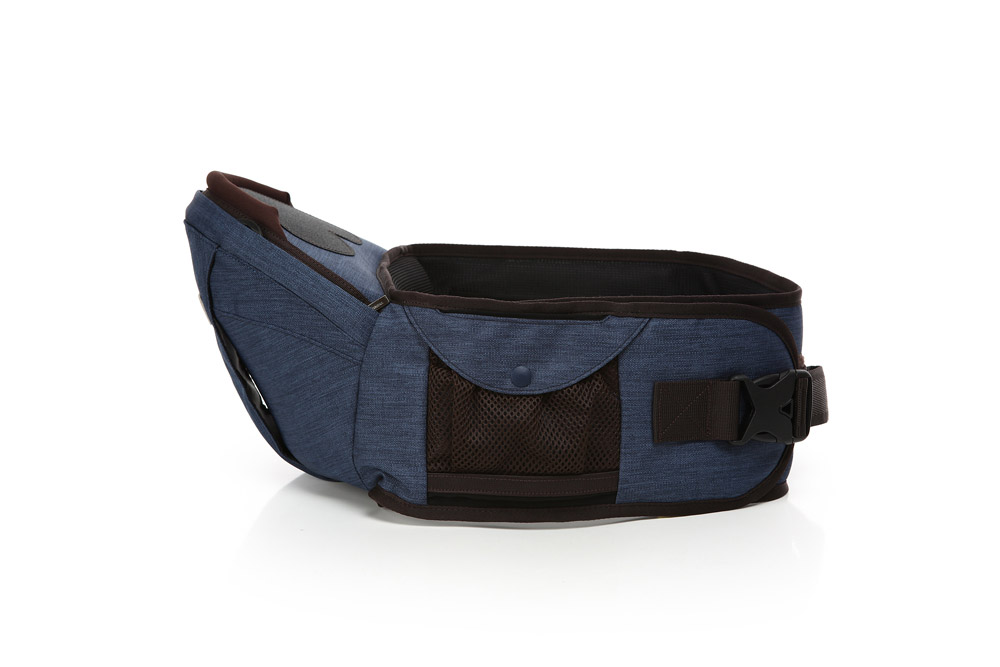 Хипсит Premium S-Fit Set Sinbii со спинкой на 2 лямках синий - фото 5