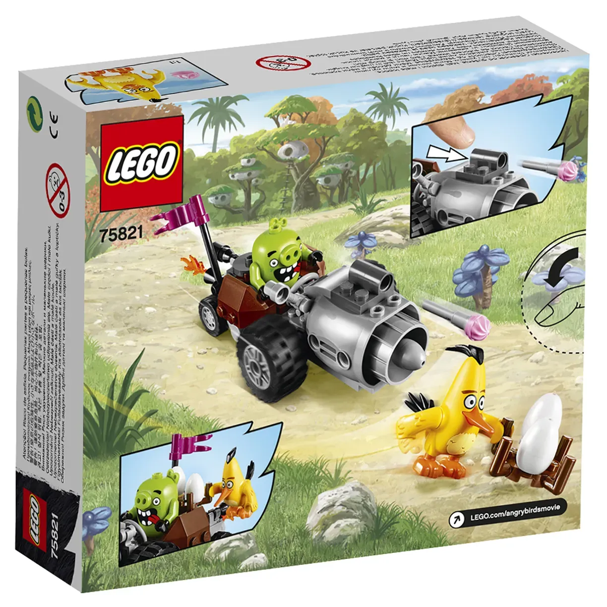 Конструктор LEGO AngryBirds 75821 72 дет. - фото 3