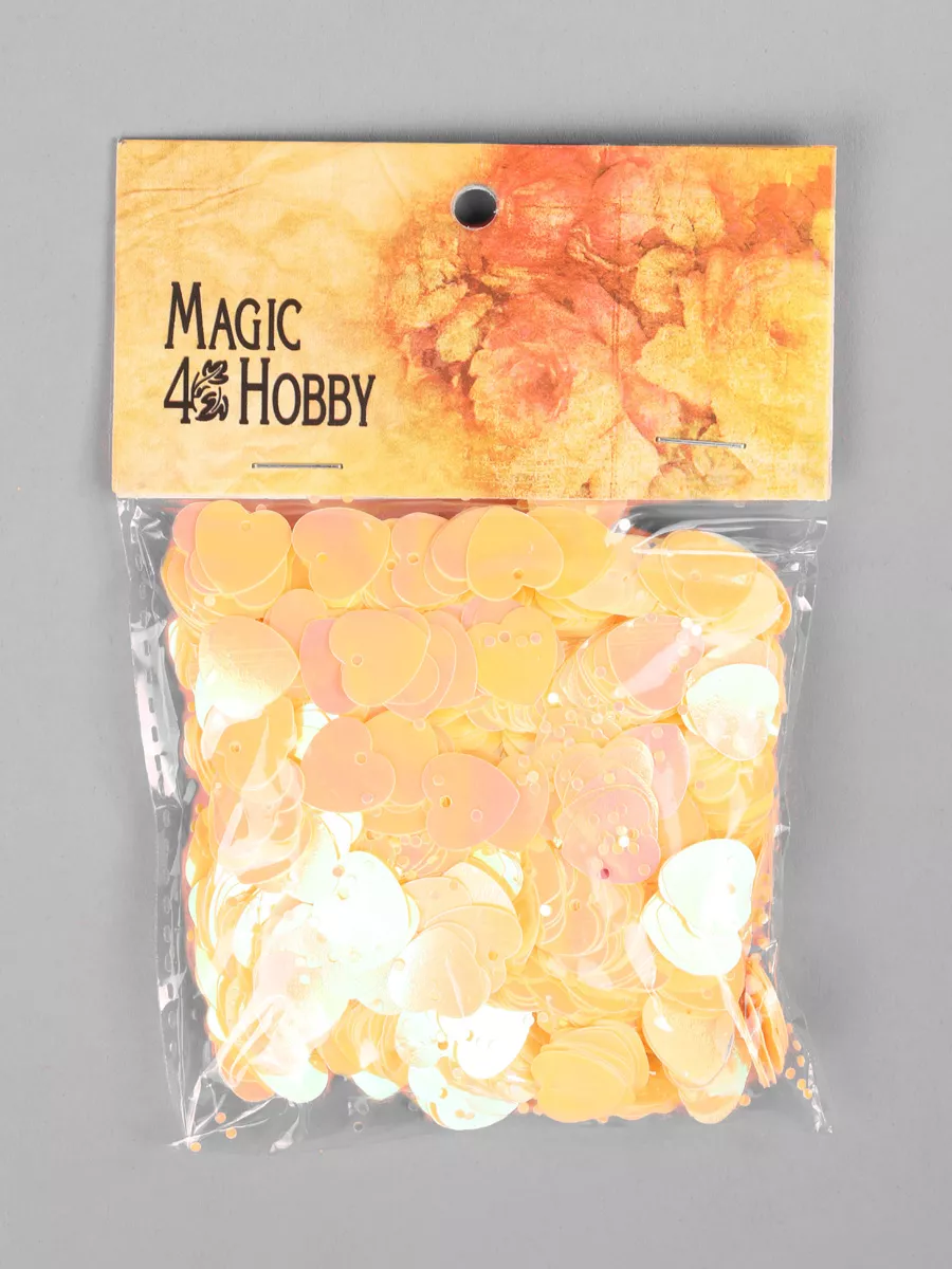 Набор для творчества Magic 4 Hobby шитье пайетки сердечки 50гр - фото 5