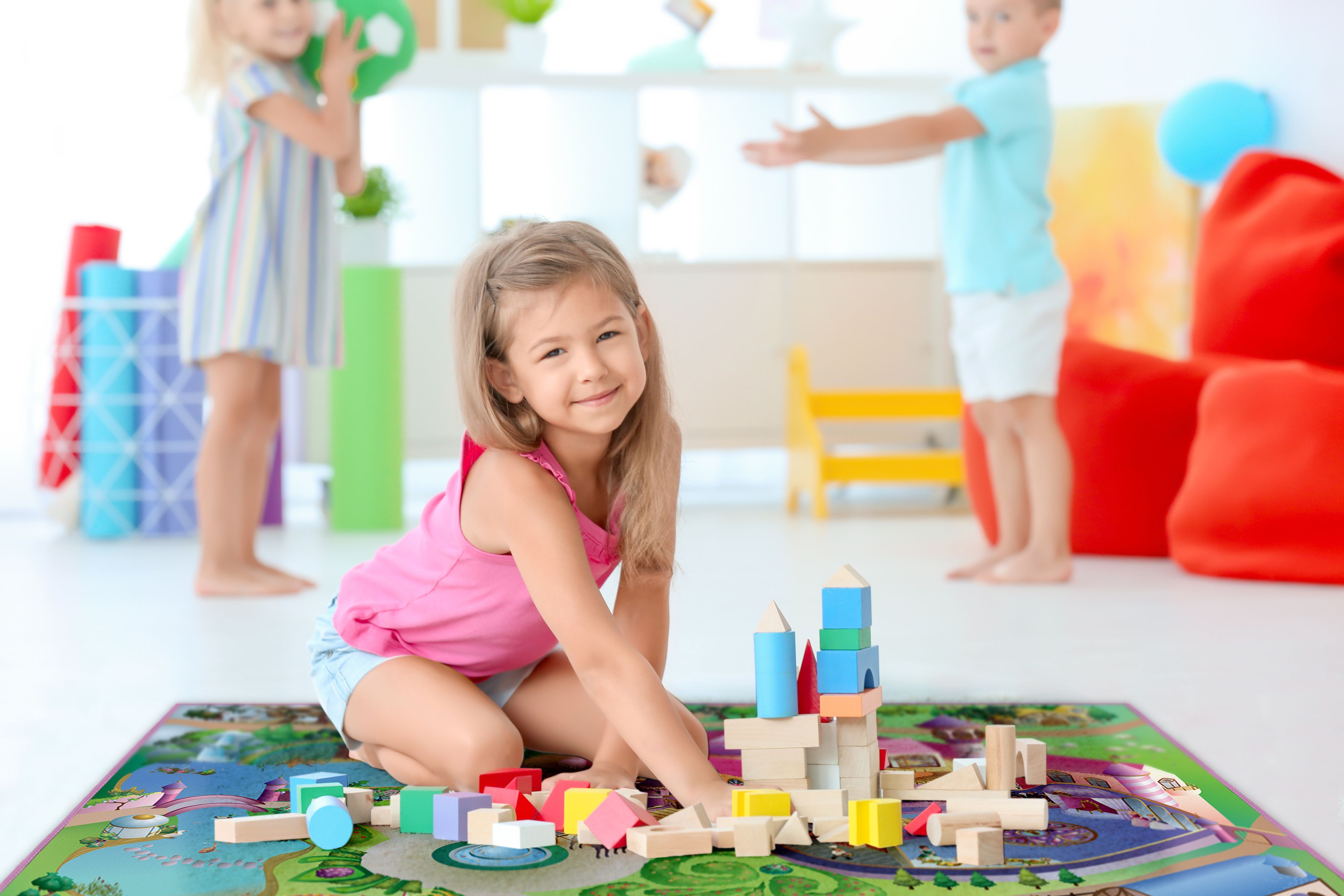 Детский складной коврик Achoka Замок принцессы 150 x 100 см 1 шт. - фото 2