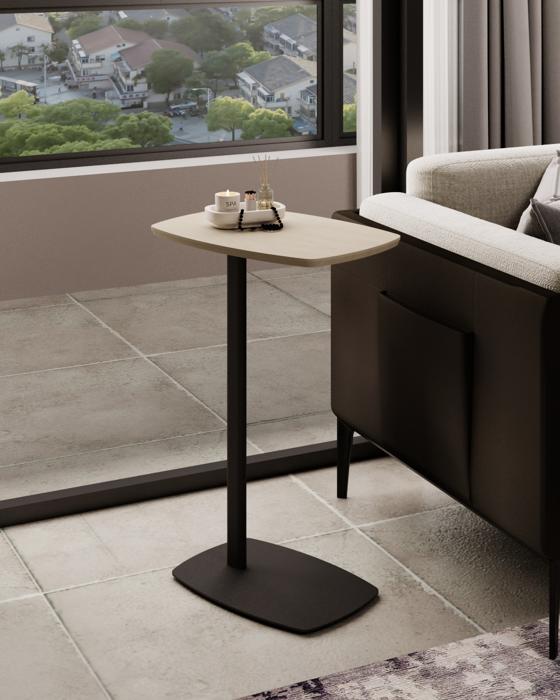 Изображение товара Стол придиванный SLINE Дей дуб янтарный