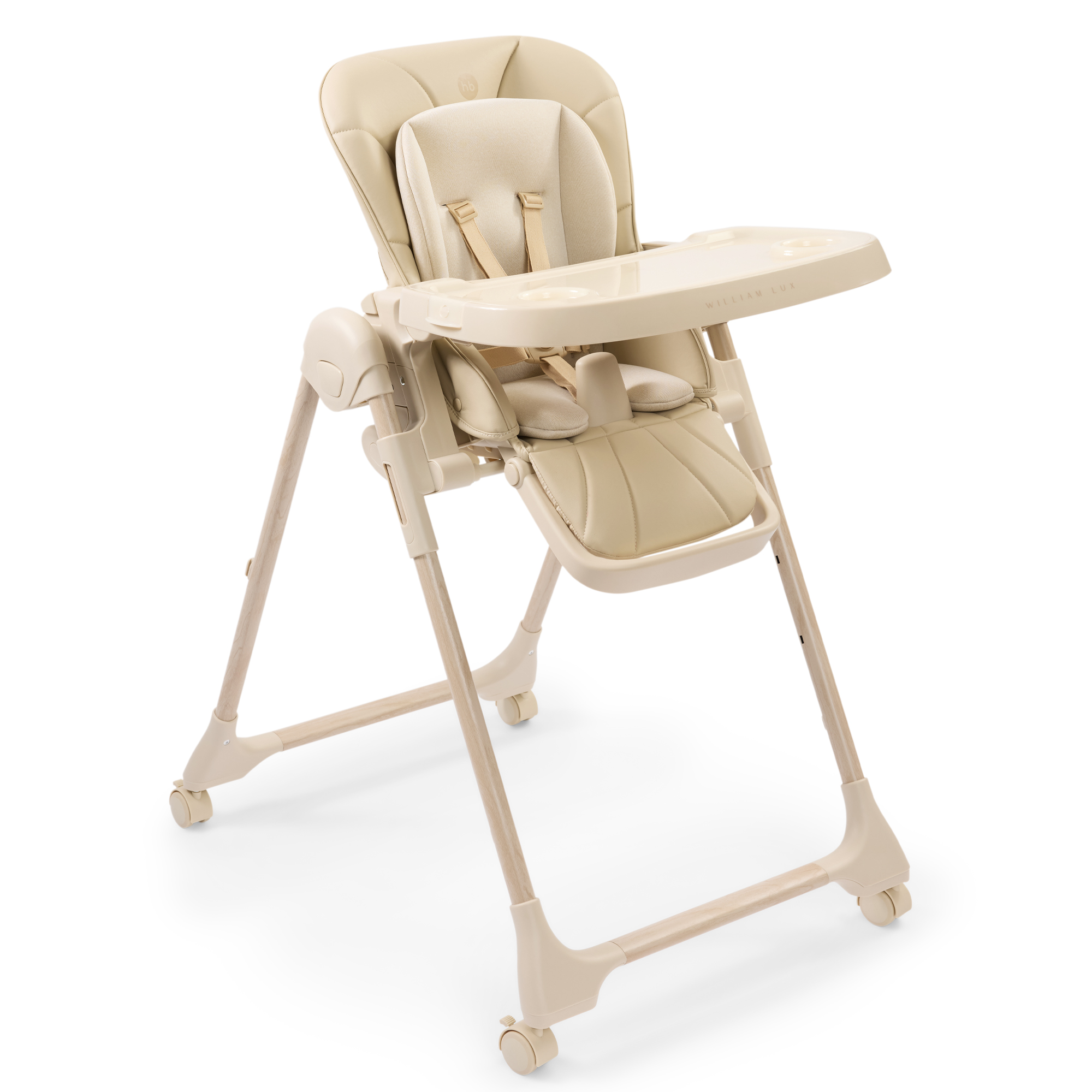 Стульчик для кормления Happy Baby WILLIAM LUX бежевый - фото 1