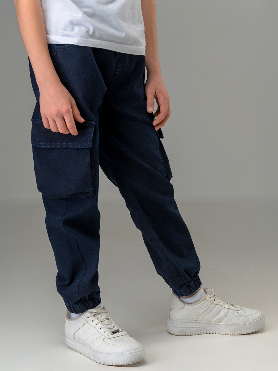 Джинсы HappyFox HF00801т.синий - фото 11