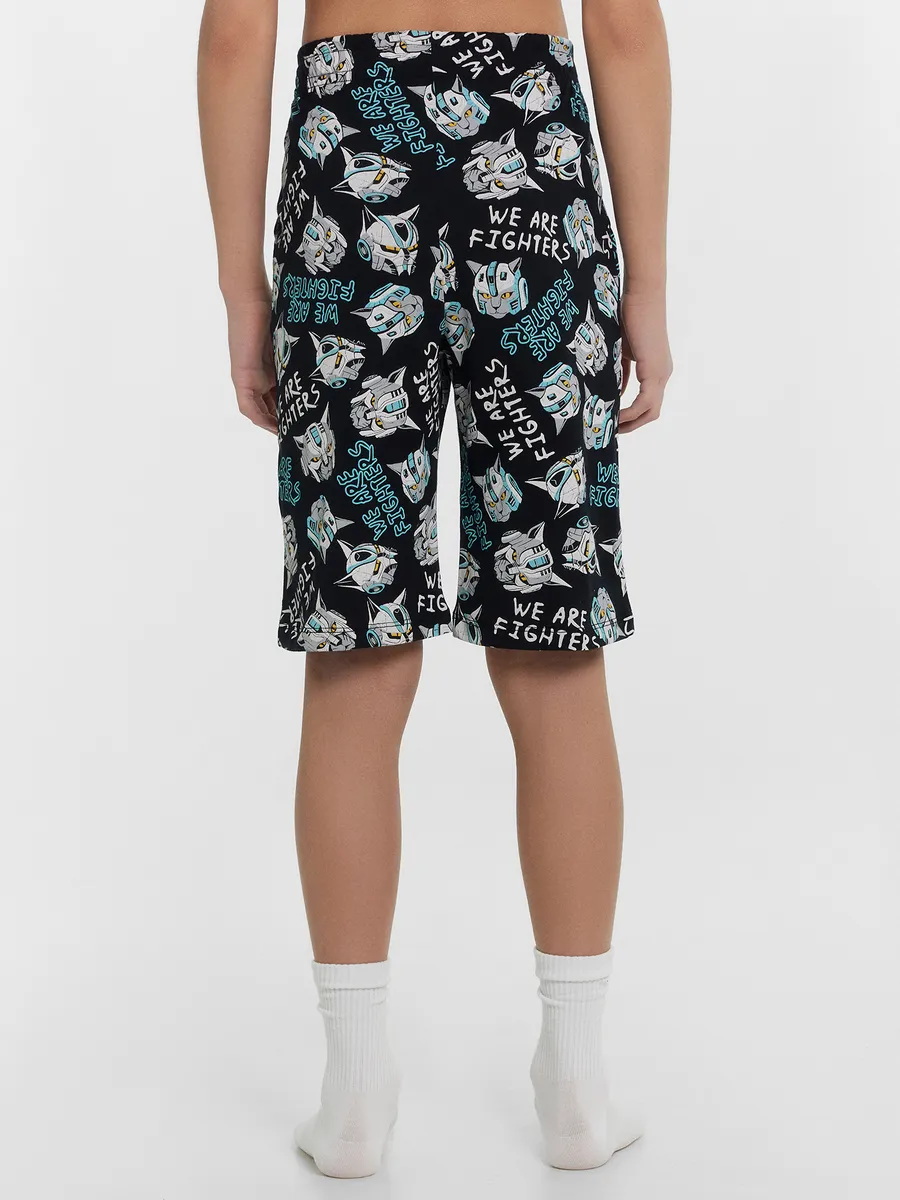 Пижама Mark Formelle (Марк Формэль) 563327/пыльная бирюза +робокоты на черном - фото 8