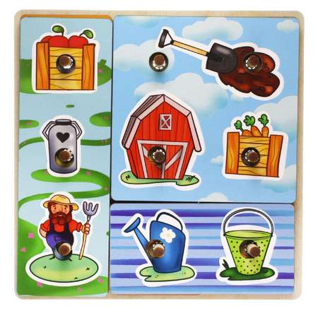 Настольная игра WOODLANDTOYS Геоборд