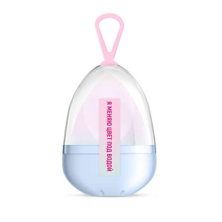 Спонж для макияжа SOLOMEYA Косметический меняющий цвет Blue-pink