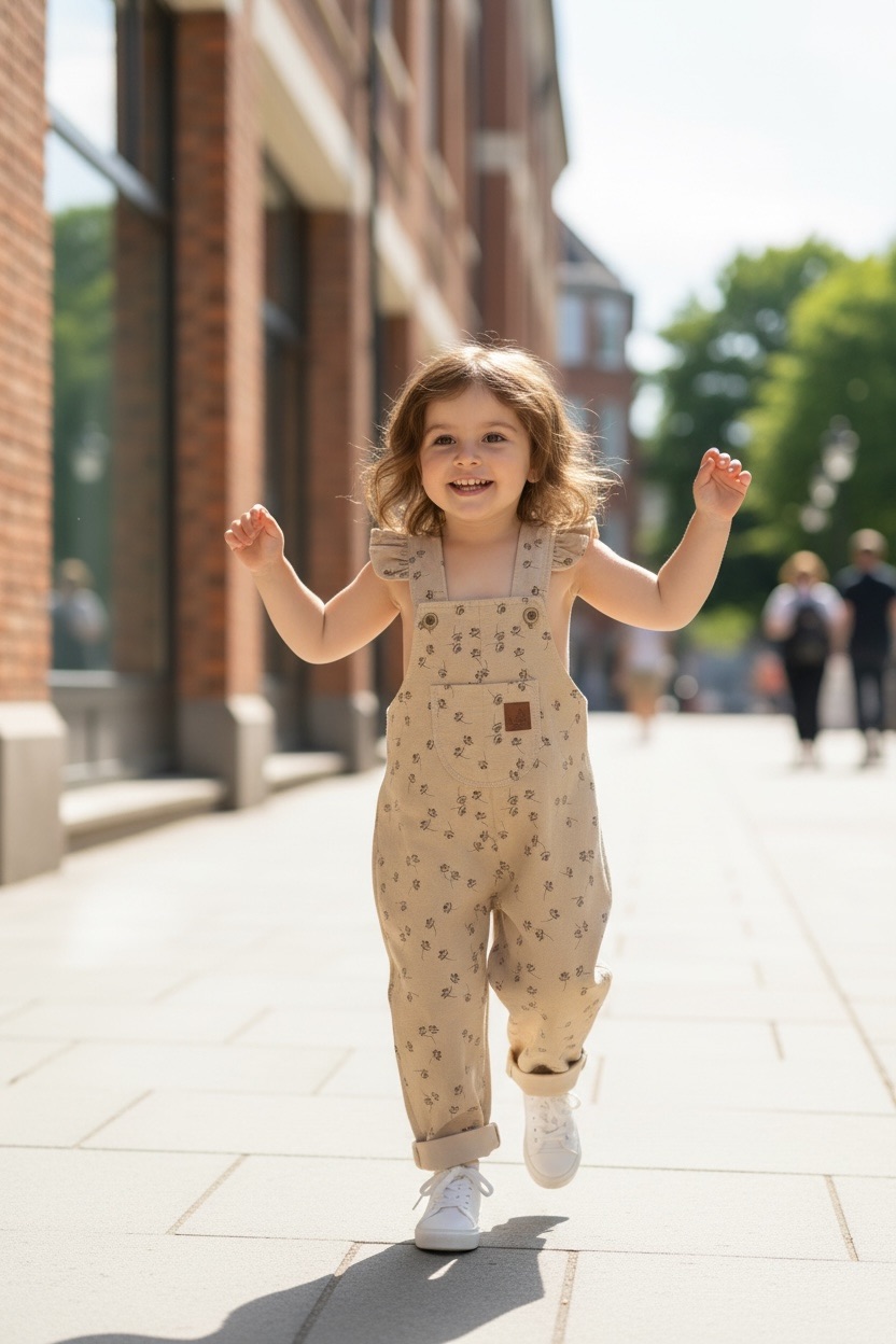 Полукомбинезон Bunnyphant Т241/бежевый - фото 4