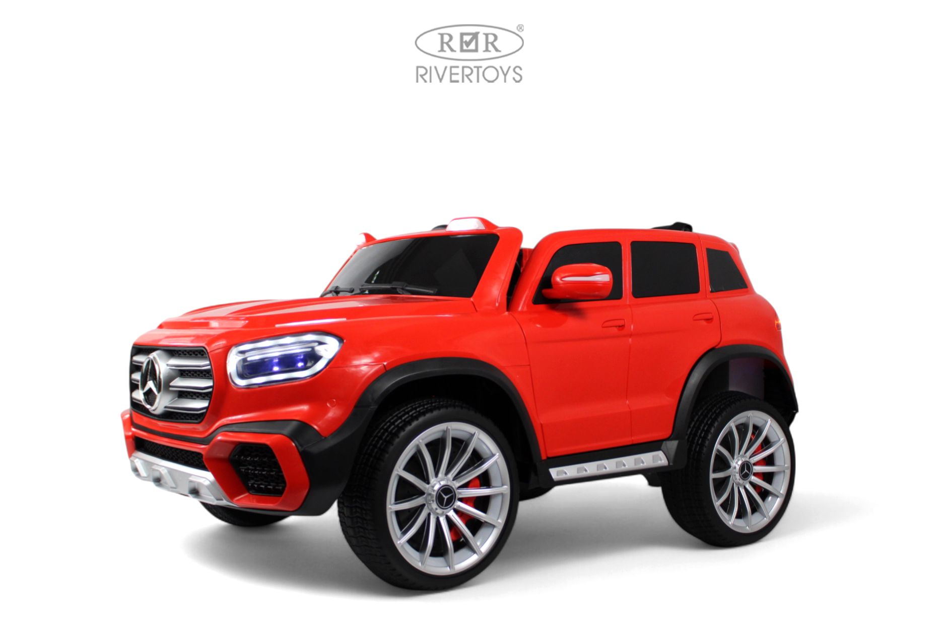 Электромобиль RIVERTOYS М007БХ-RED С пультом ДУ - фото 1