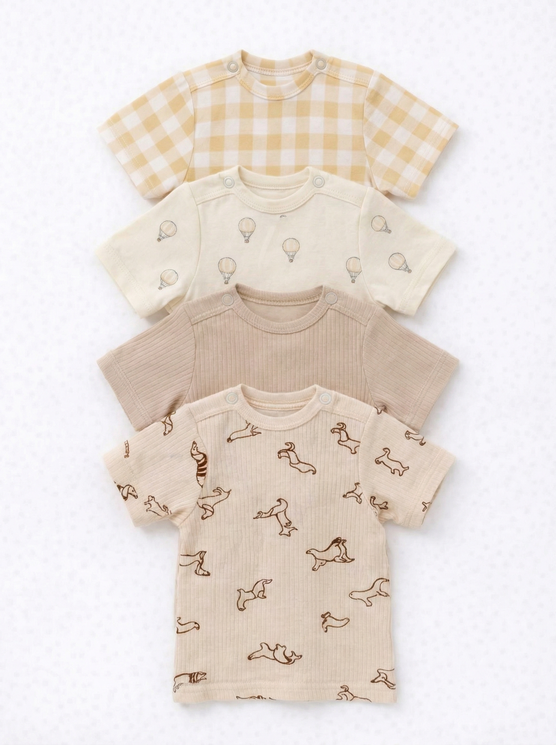 Футболка 4 шт Супер Пупс нбр/4пр/футб/КН/2026/унисекс - фото 1