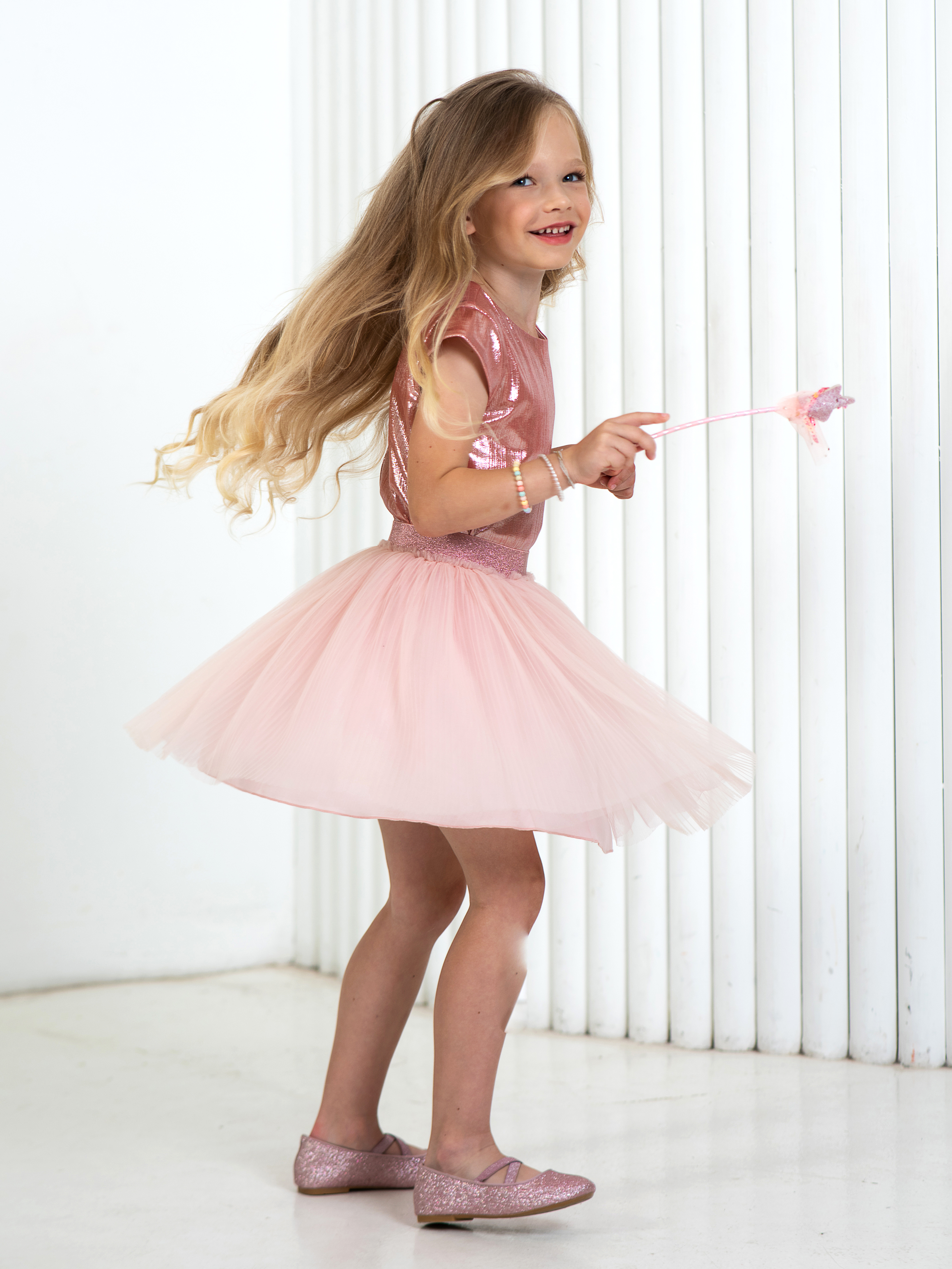 Юбка LisaWeta S-142 розовый - фото 5