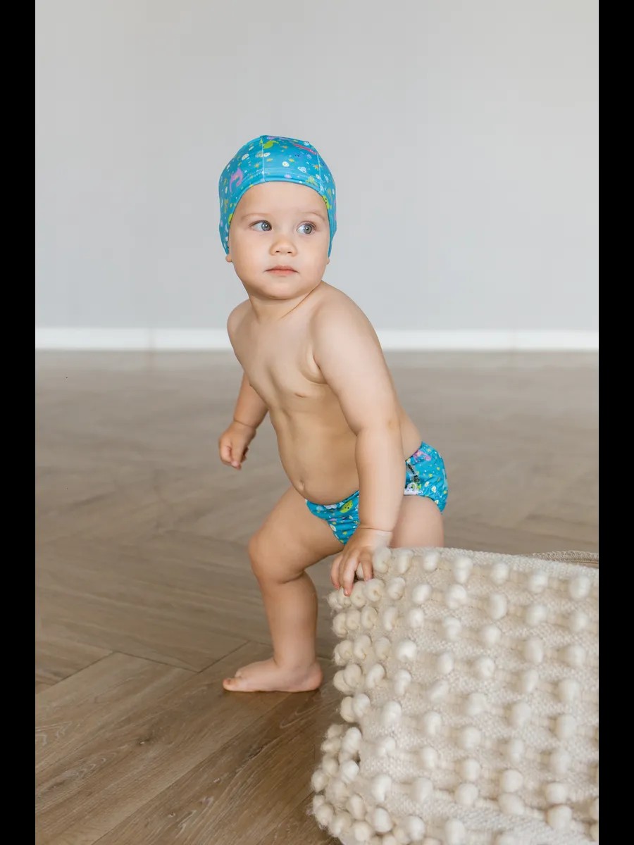 Шапочка для плавания Мамин Я Динозаврики размер 0-3 года - фото 7