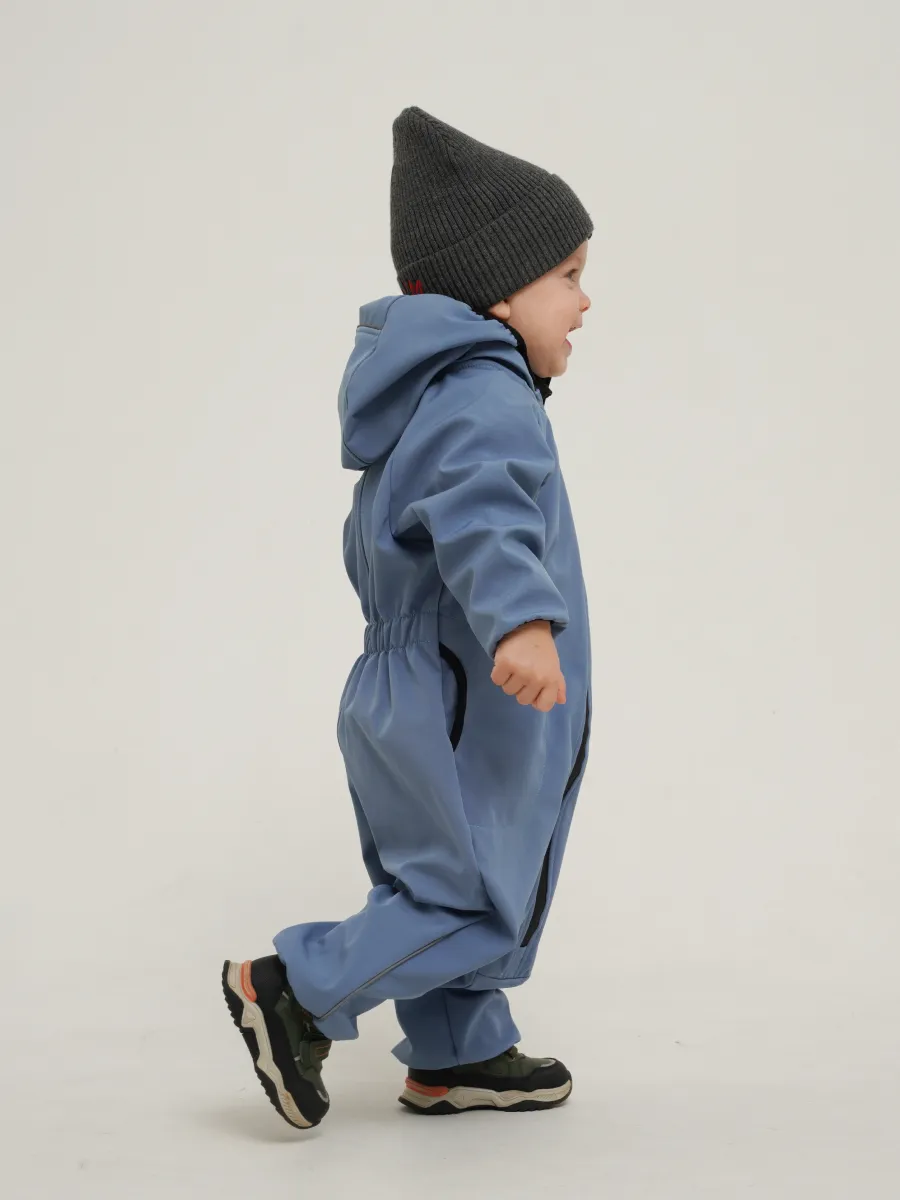 Комбинезон Супер Пупс Комб/сф/окант/серо-голубой - фото 25