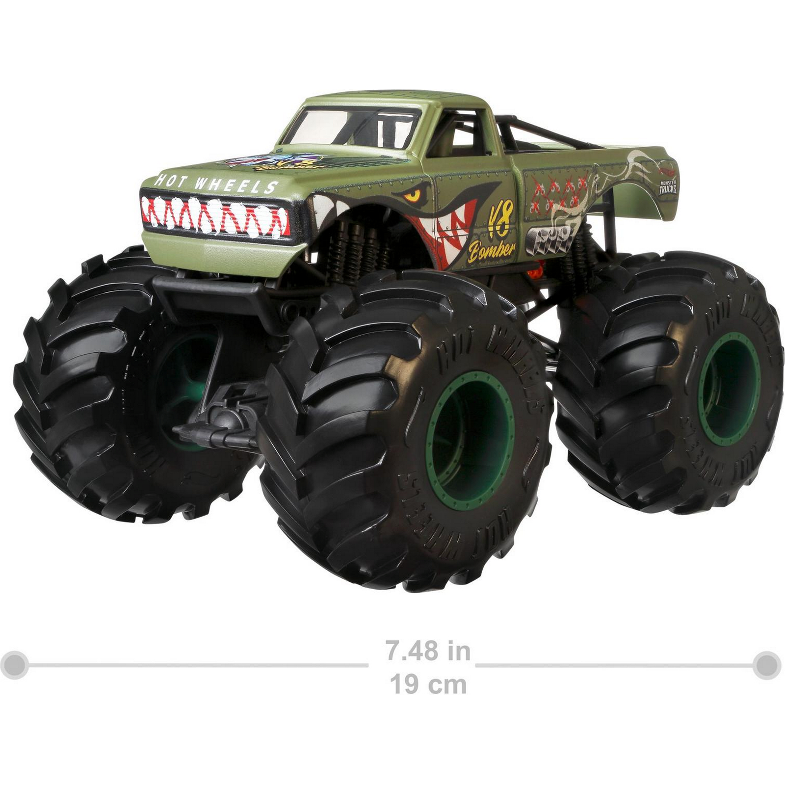 Автомобиль Hot Wheels Monster Tracks 1:24 FYJ83/GWL16 - фото 5