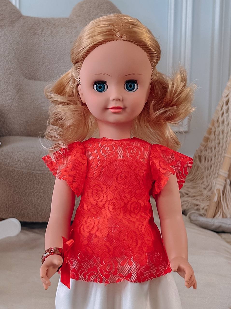 Кукла большая (ростовая) СТРАНА КУКОЛ говорящая Влада высота 60 см 17-C-7 - фото 15