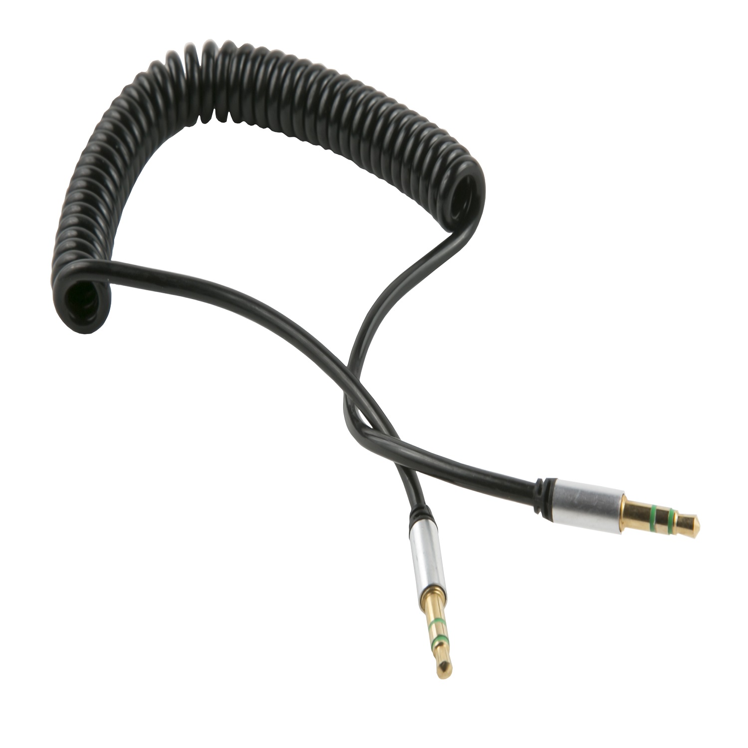 Aux-кабель RedLine Spiral черный - фото 1