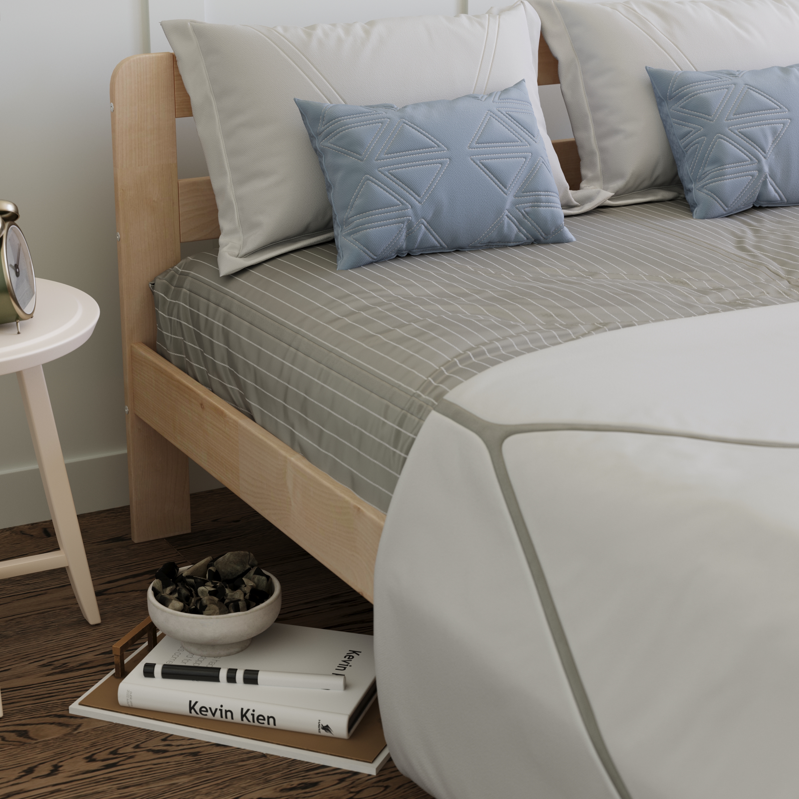 Кровать Alatoys (береза, белый, бежевый) - фото 5