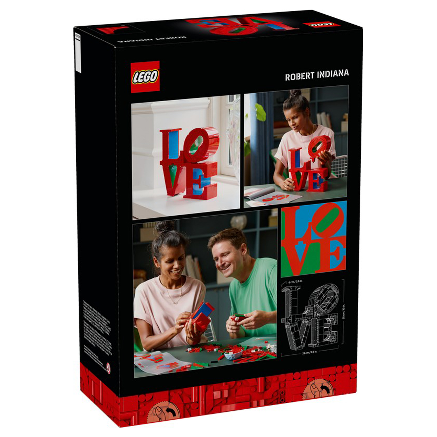 Конструктор LEGO Art Слово Love 791 дет. - фото 3
