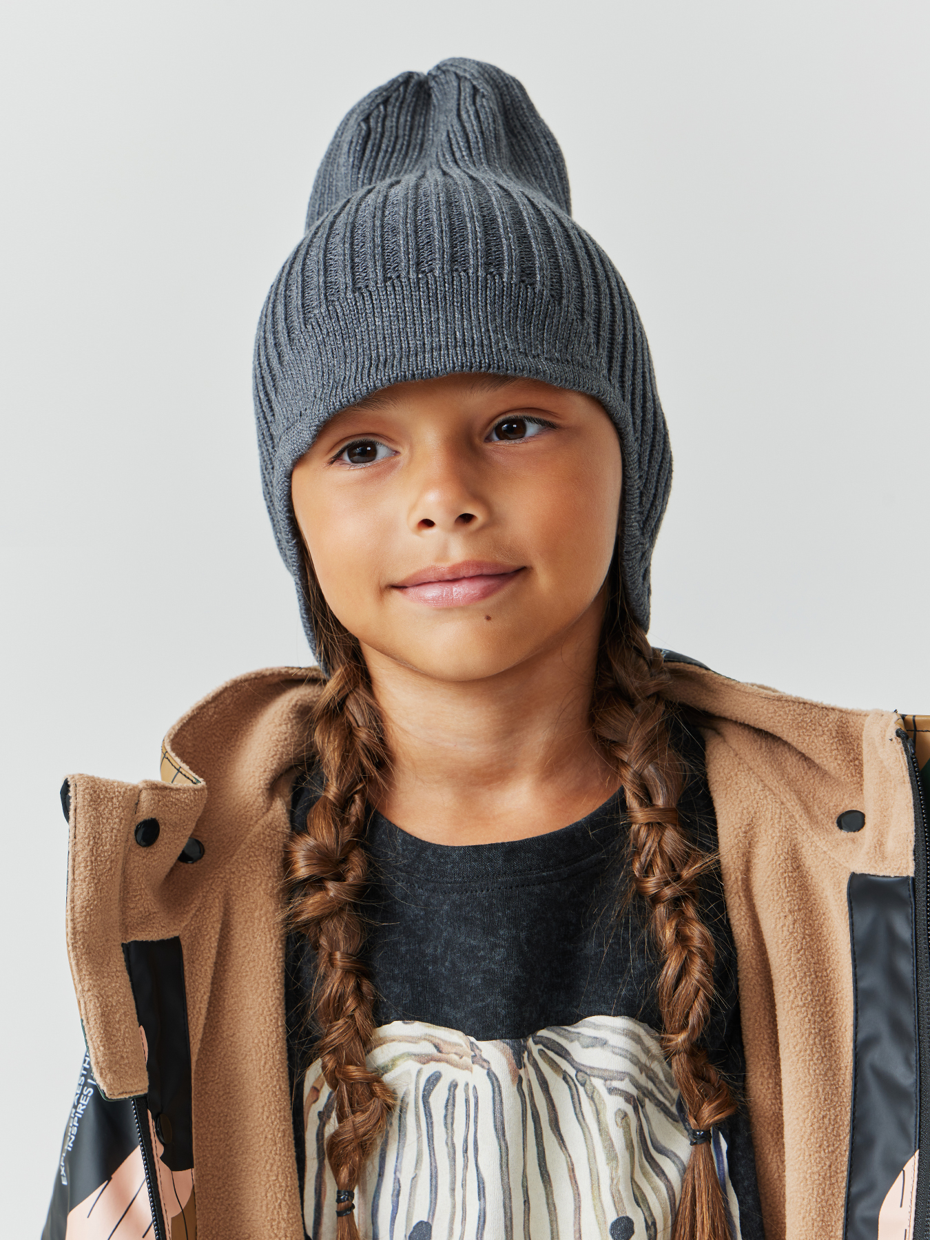 Шапка Happy Baby 88553_dark-grey - фото 9