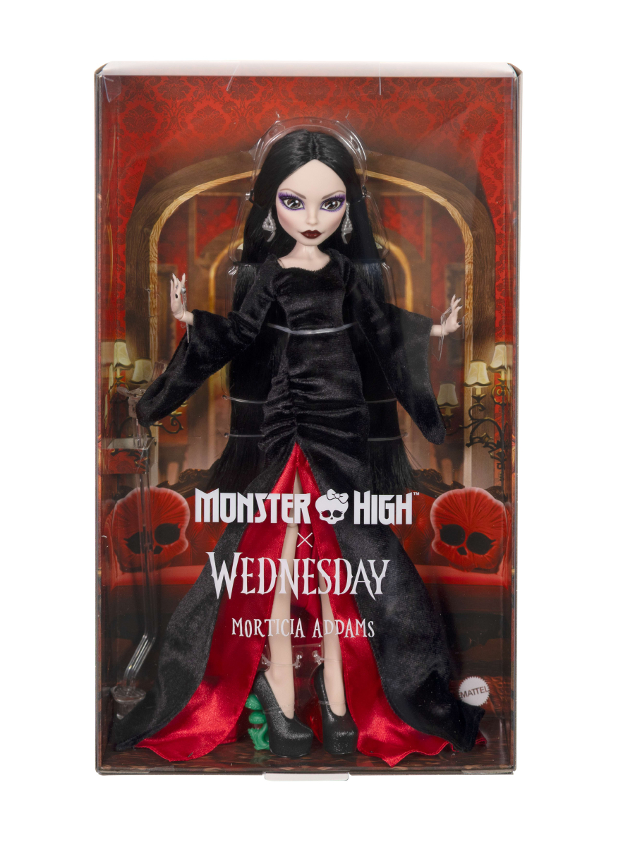 Кукла модельная Monster High Мортиша - Венсдей Mattel высота 28 см JLK99 - фото 4