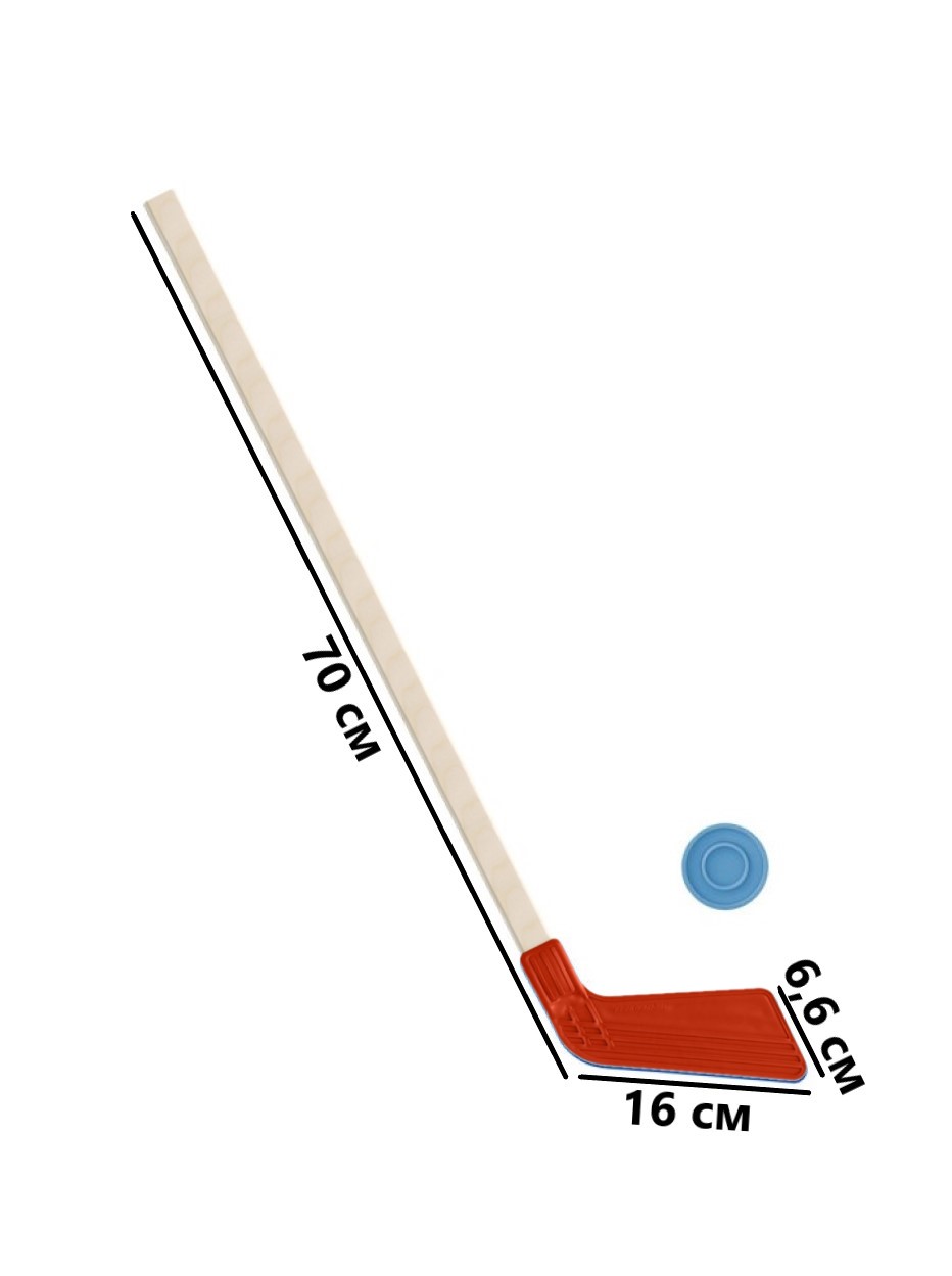 Набор для хоккея Задира Клюшка детская + шайба - фото 1