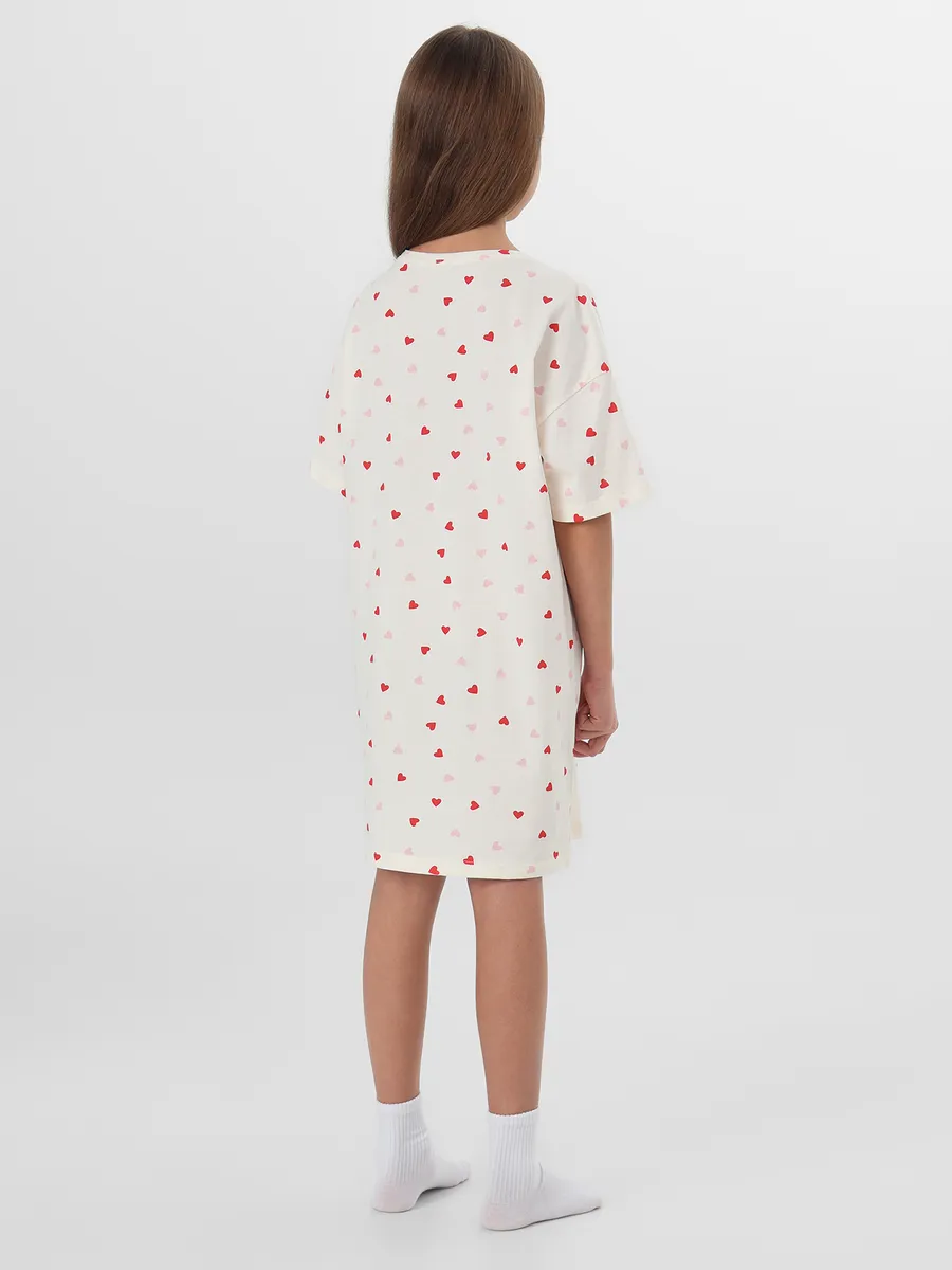 Сорочка ночная Mark Formelle (Марк Формэль) 577717/сердечки на молоке - фото 4