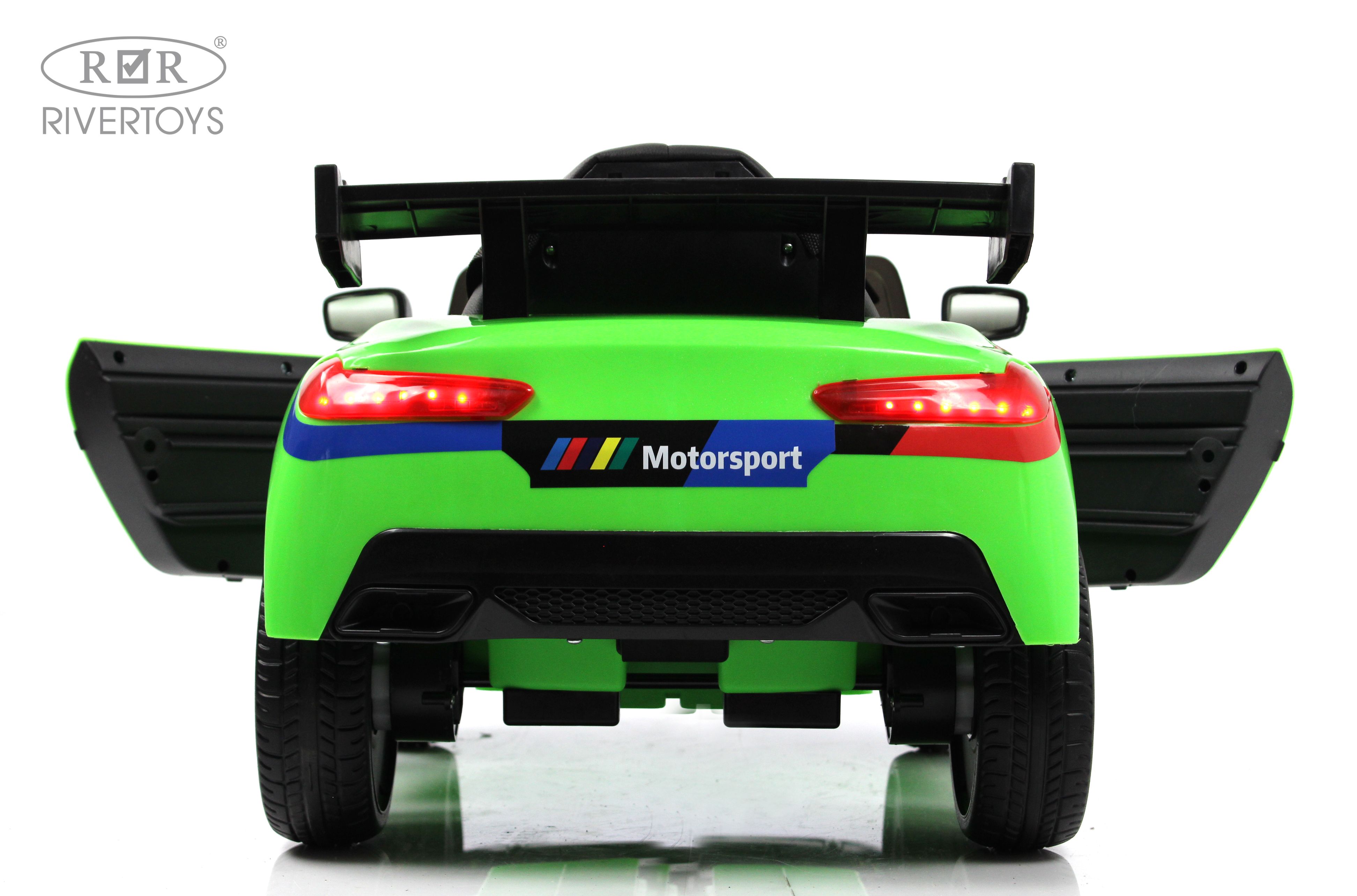 Электромобиль RIVERTOYS F444FF-GREEN С пультом ДУ - фото 4