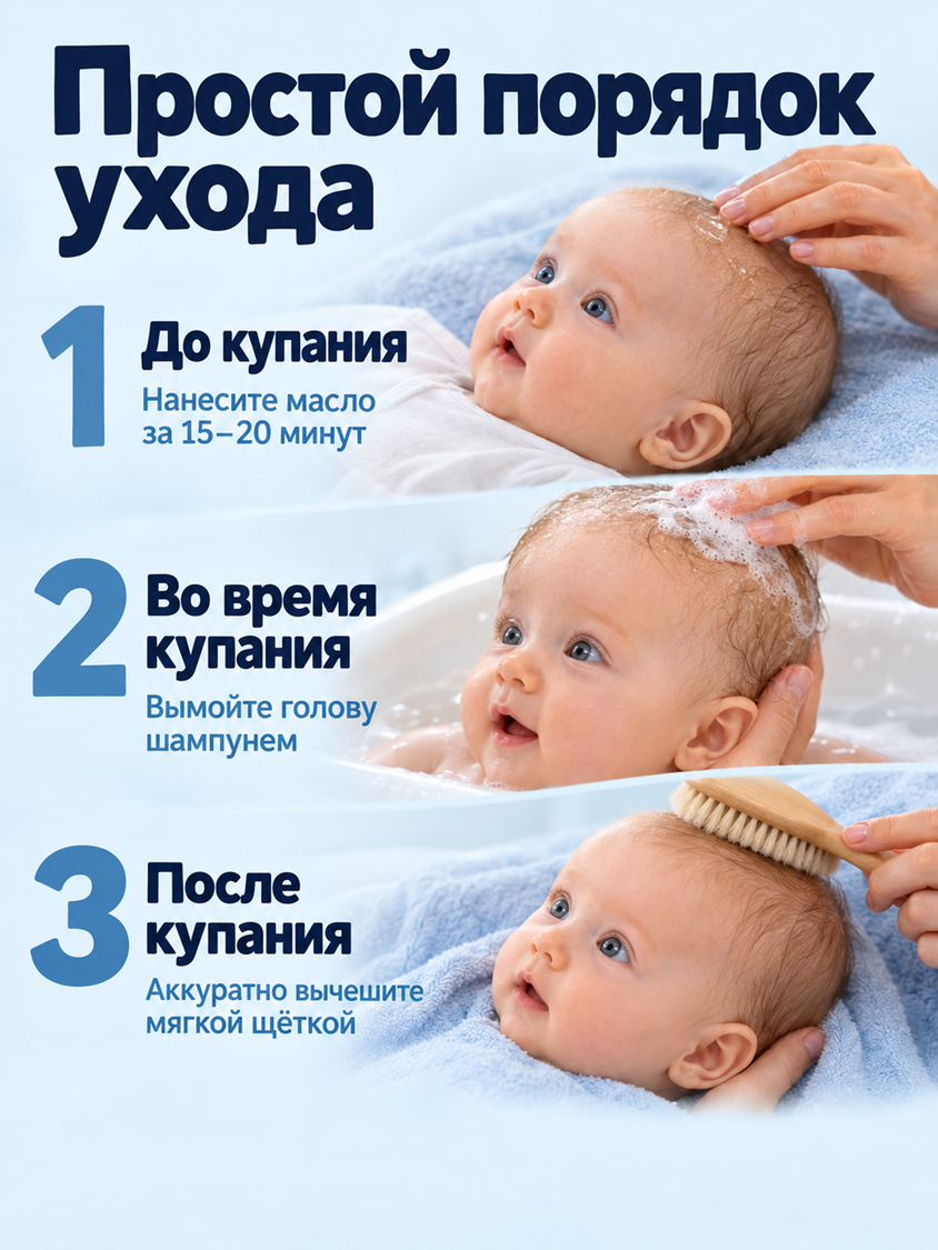 Шампунь Наша Мама от молочных корочек на голове 150 мл - фото 5