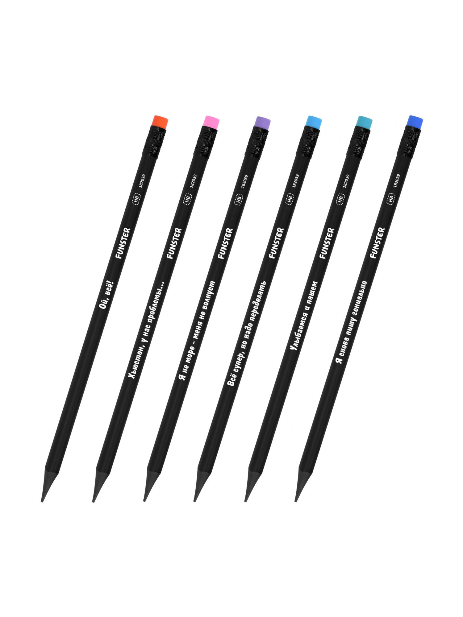 Карандаши чернографитные Funster 6 шт. - фото 8