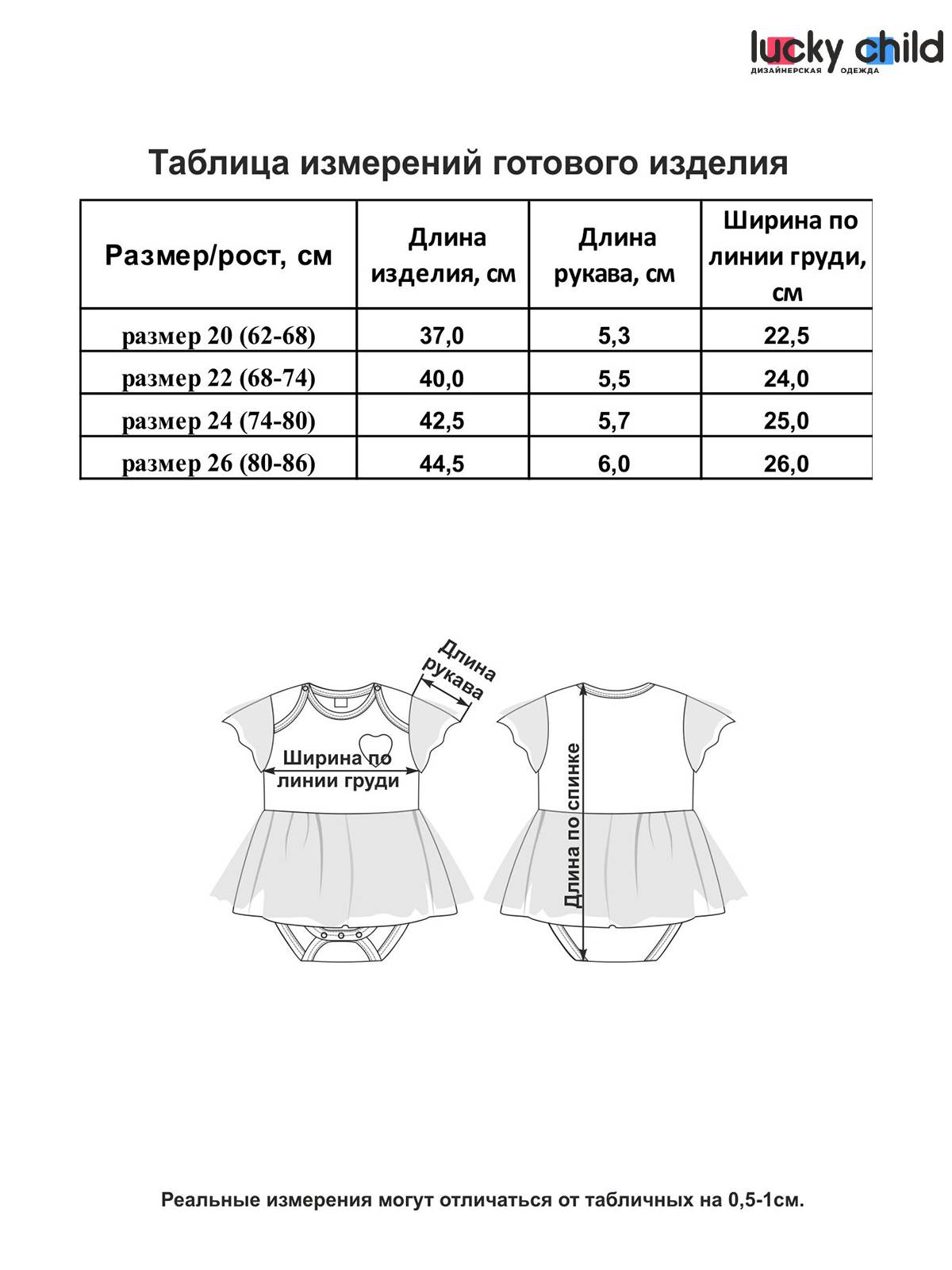 Боди Lucky Child 84-19/0-2/горох - фото 4