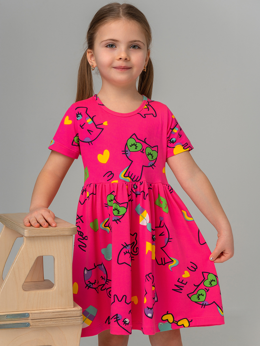 Платье HappyFox HF00192фуксия - фото 7