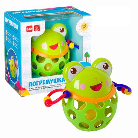 Игрушка Bondibon погремушка развивающая Лягушка