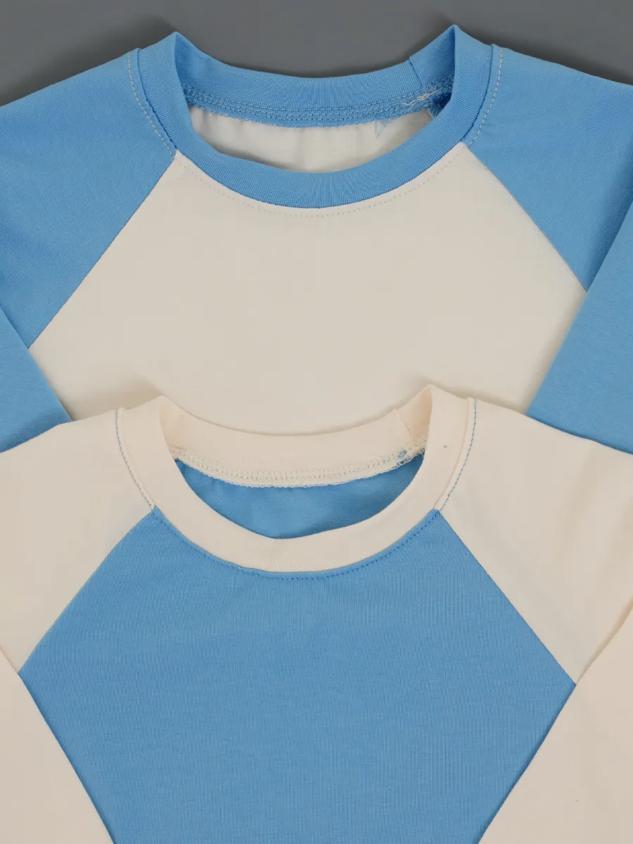 Лонгслив 2 шт Супер Пупс лонг/2шт/рукав/голубой - фото 15