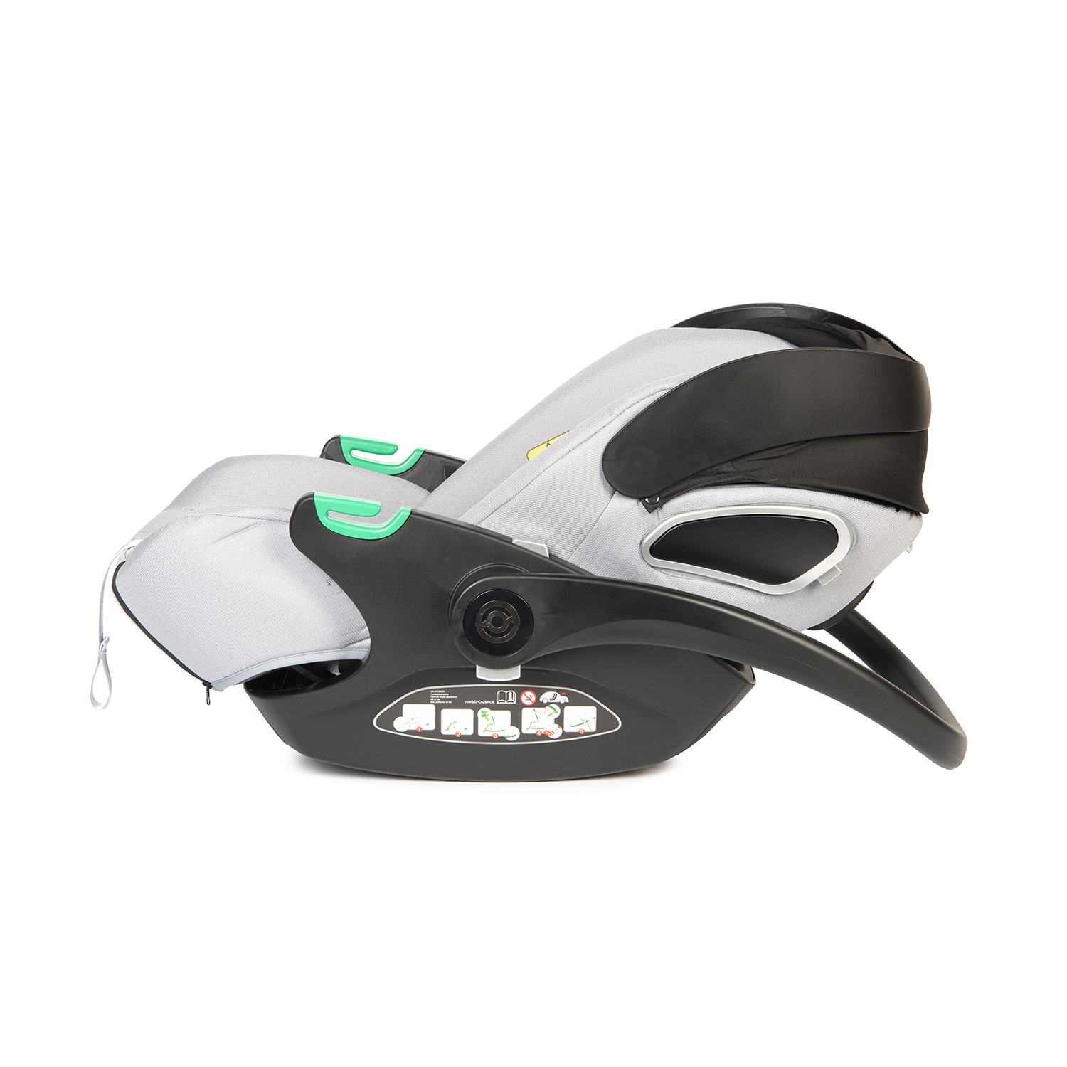 Автокресло Olsson B-Safe Grey 0+/1 (0-18 кг) - фото 14
